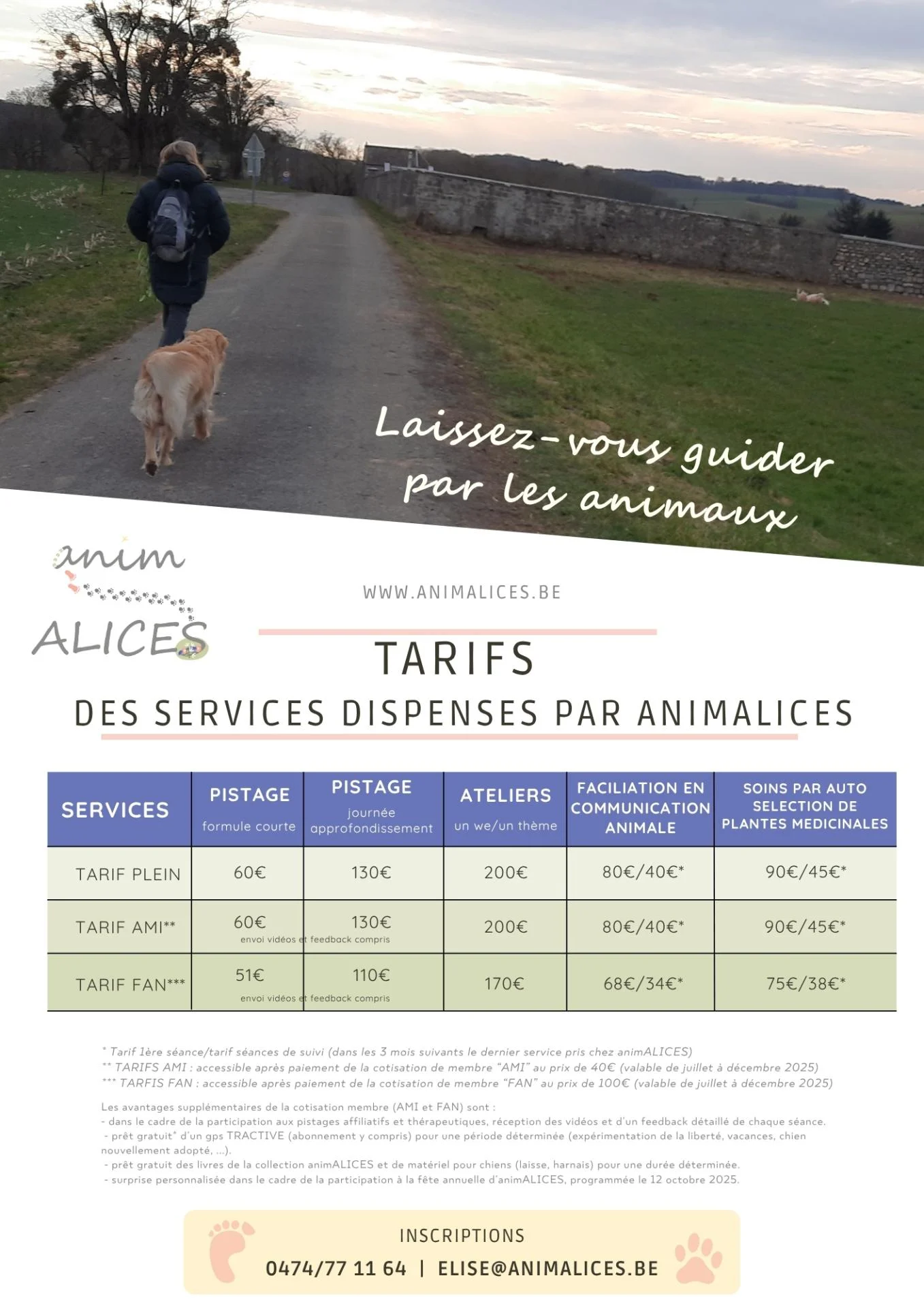 Tarifs